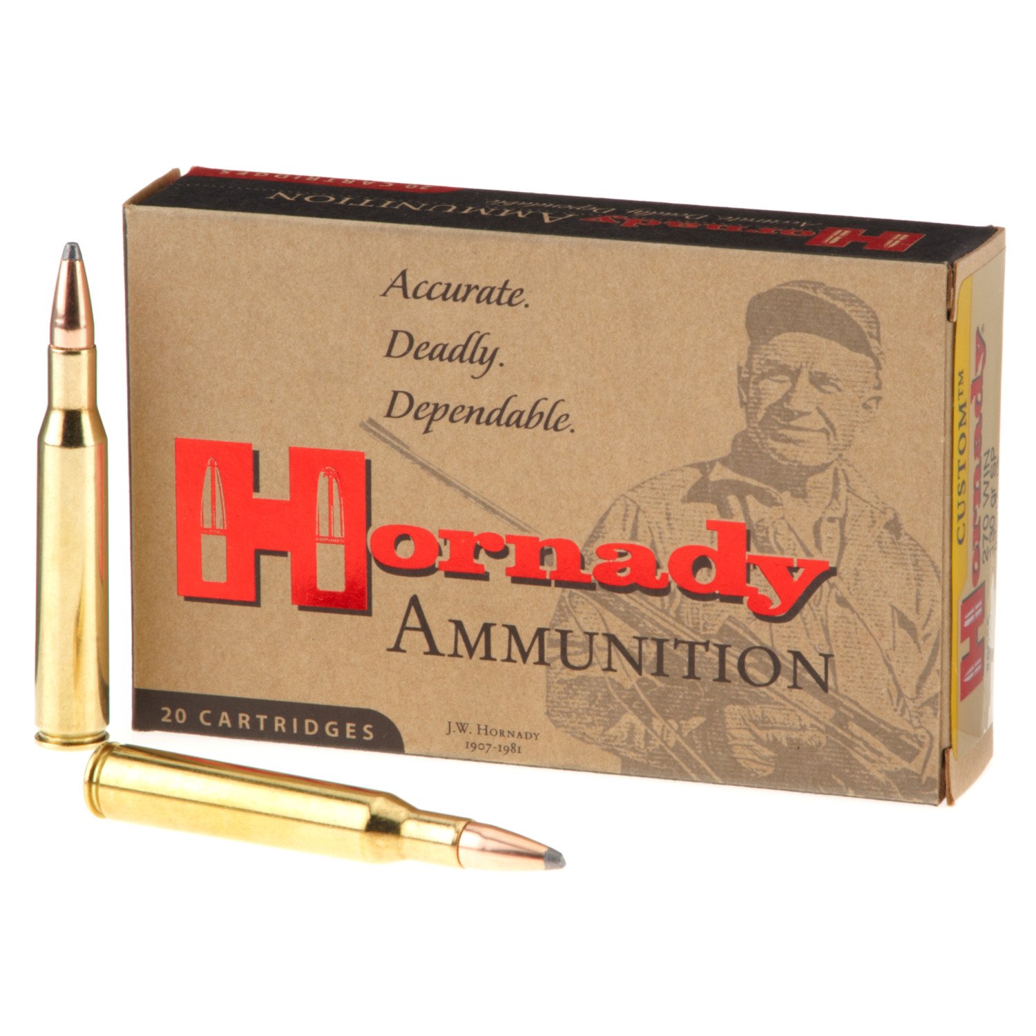 Hornady InterLock® SP .270 Winchester 130-Grain Rifle Ammunition