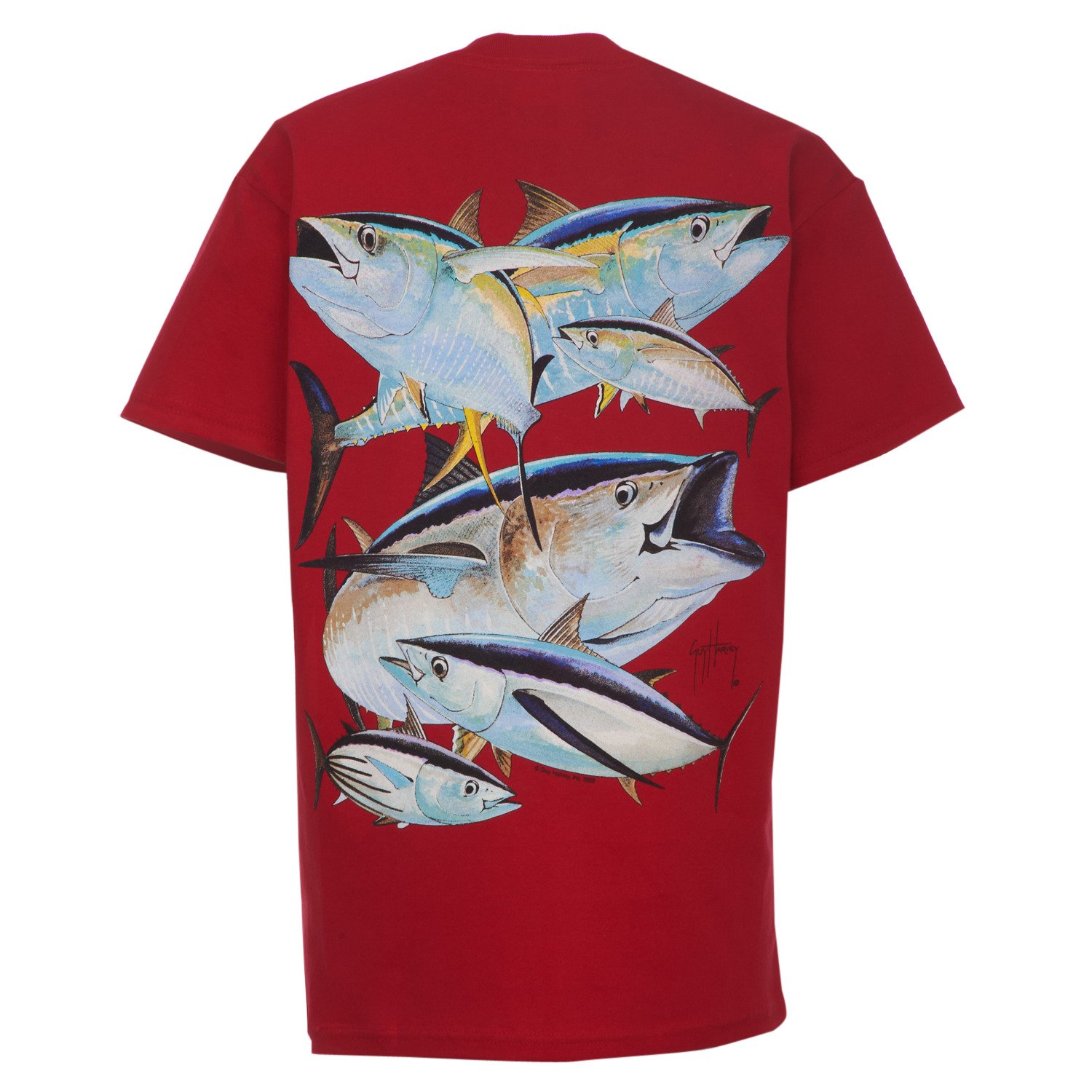 Guy Harvey Boys' Tuna Collage T-shirt