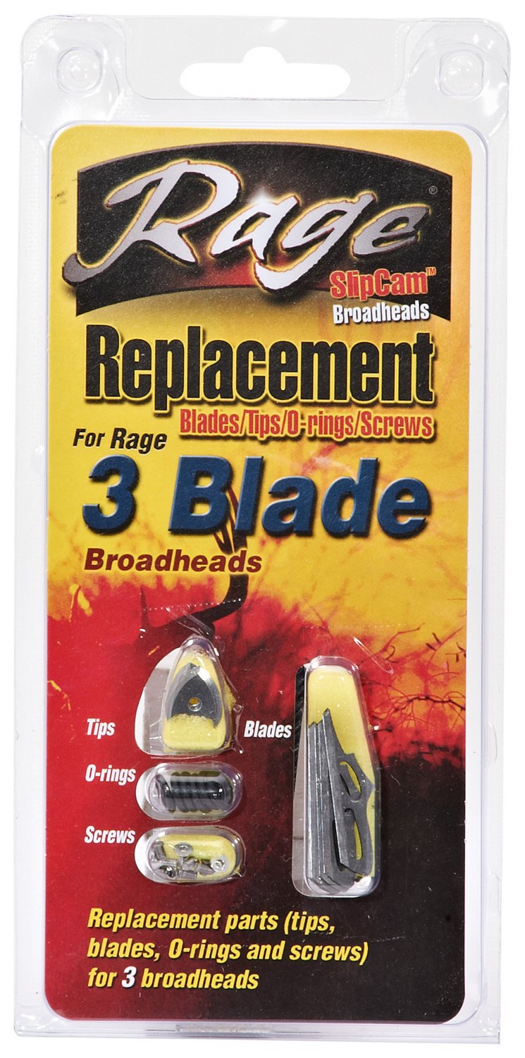RAGE 3-Blade Replacement Broadhead Blades