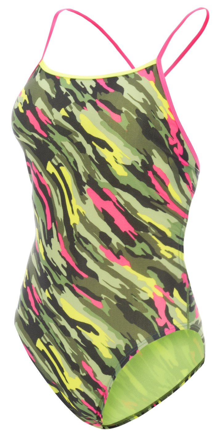 Speedo Women's Blamo Camo Superback Flipturn Endurance Lite® Swimsuit