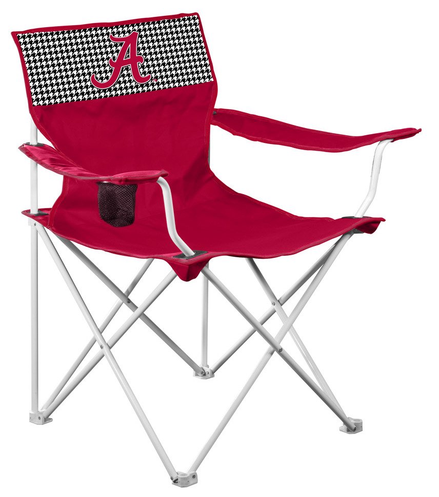 Logo Chair University of Alabama Houndstooth Canvas Chair