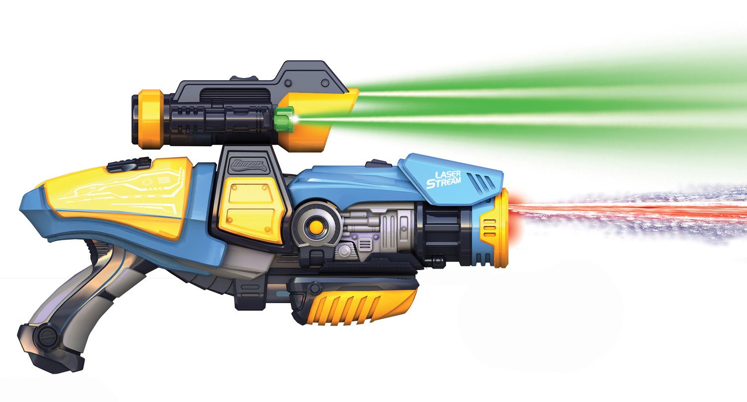 Banzai Laser Stream Night Strike Water Gun