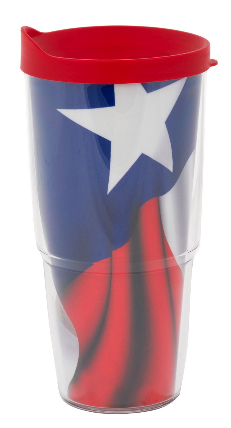 Tervis Texas Flag Wrap 24 oz. Tumbler with Lid
