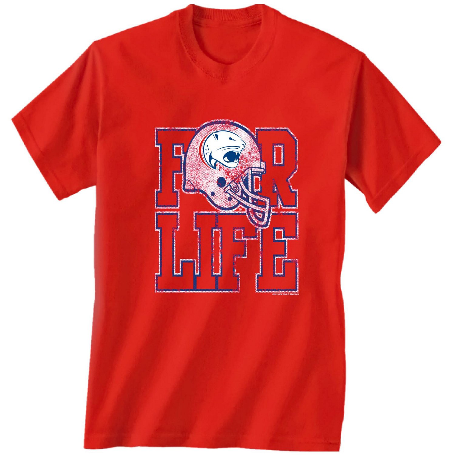 New World Graphics Adults' University of South Alabama For Life Short Sleeve T-shirt