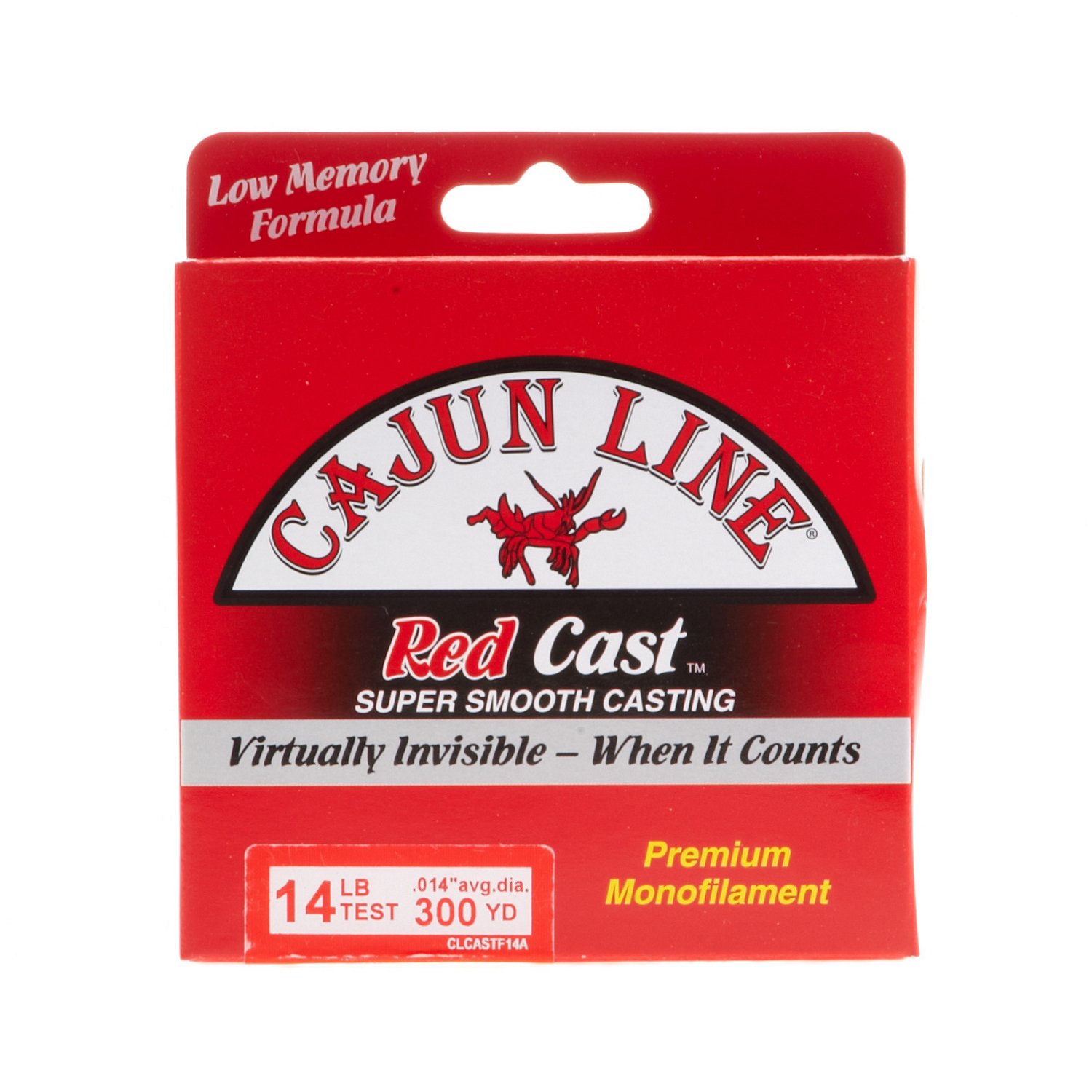 Cajun Line Red Cast 14 lb - 330 yards Monofilament Fishing Line