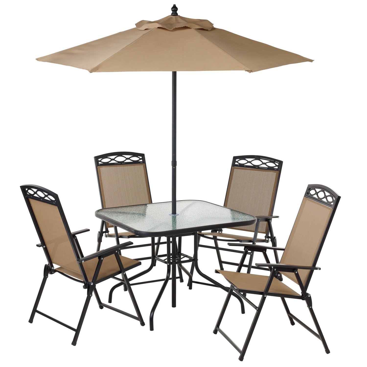 Mosaic Steel Sling 6-Piece Patio Set thumbnail