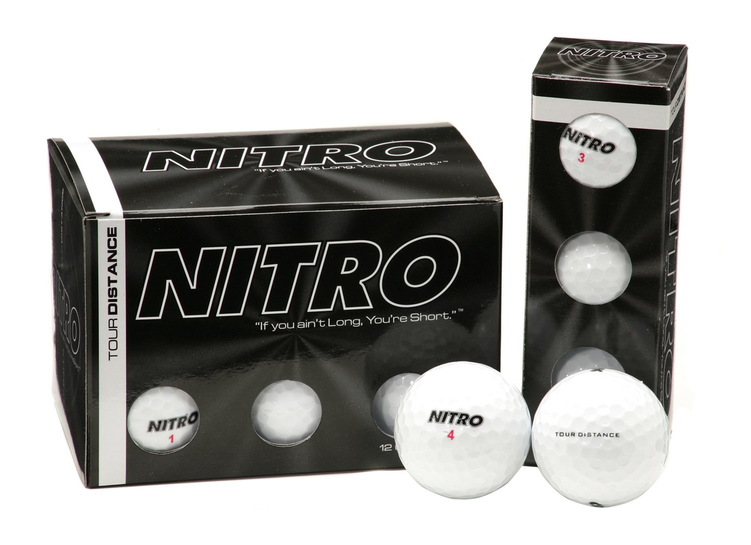 Nitro Golf Tour Distance Golf Balls 12-Pack