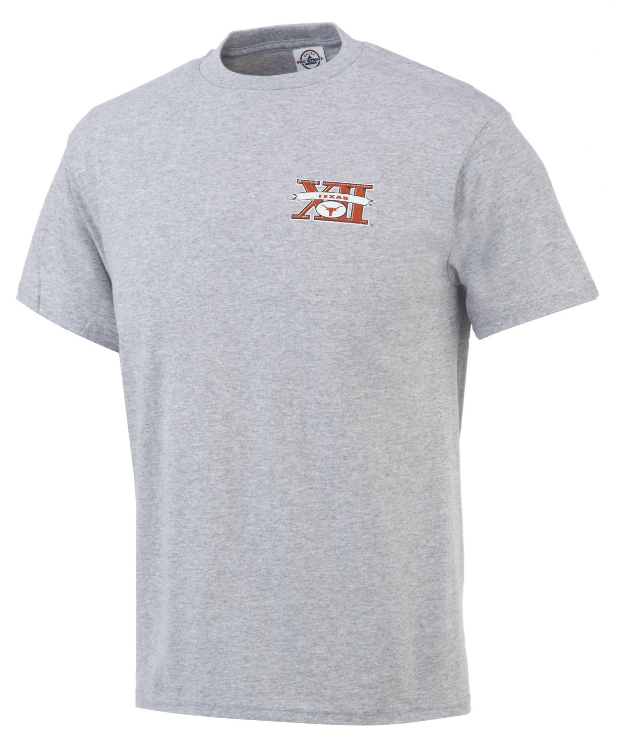 New World Graphics Adults' University of Texas B12 Distress Name T-shirt