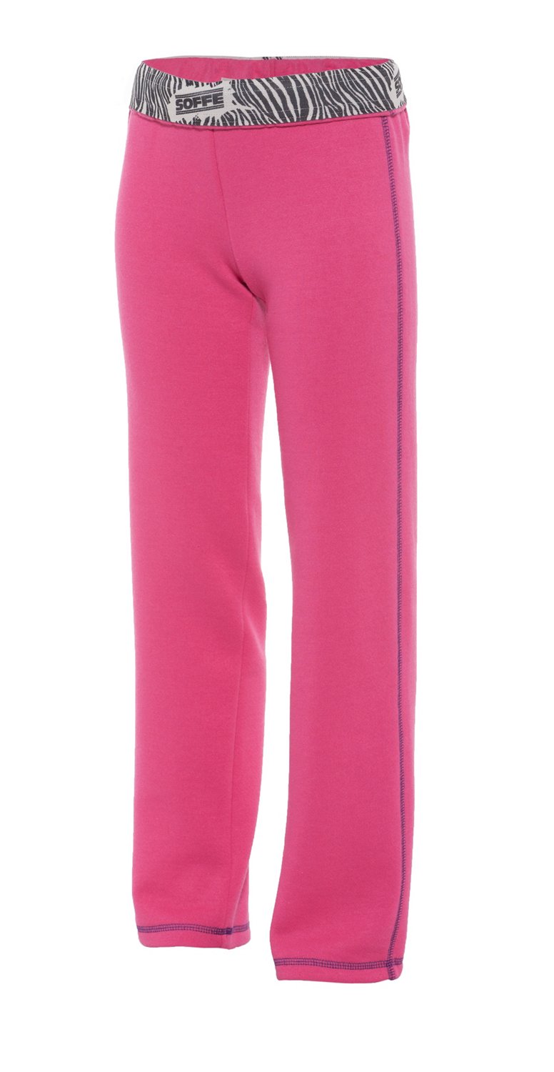 Soffe Girls' Zebra Elastic Pant
