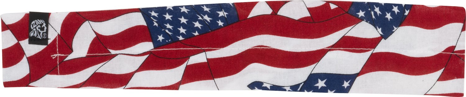 ZANHeadgear® Cooldanna® Wavy American Flag Headband