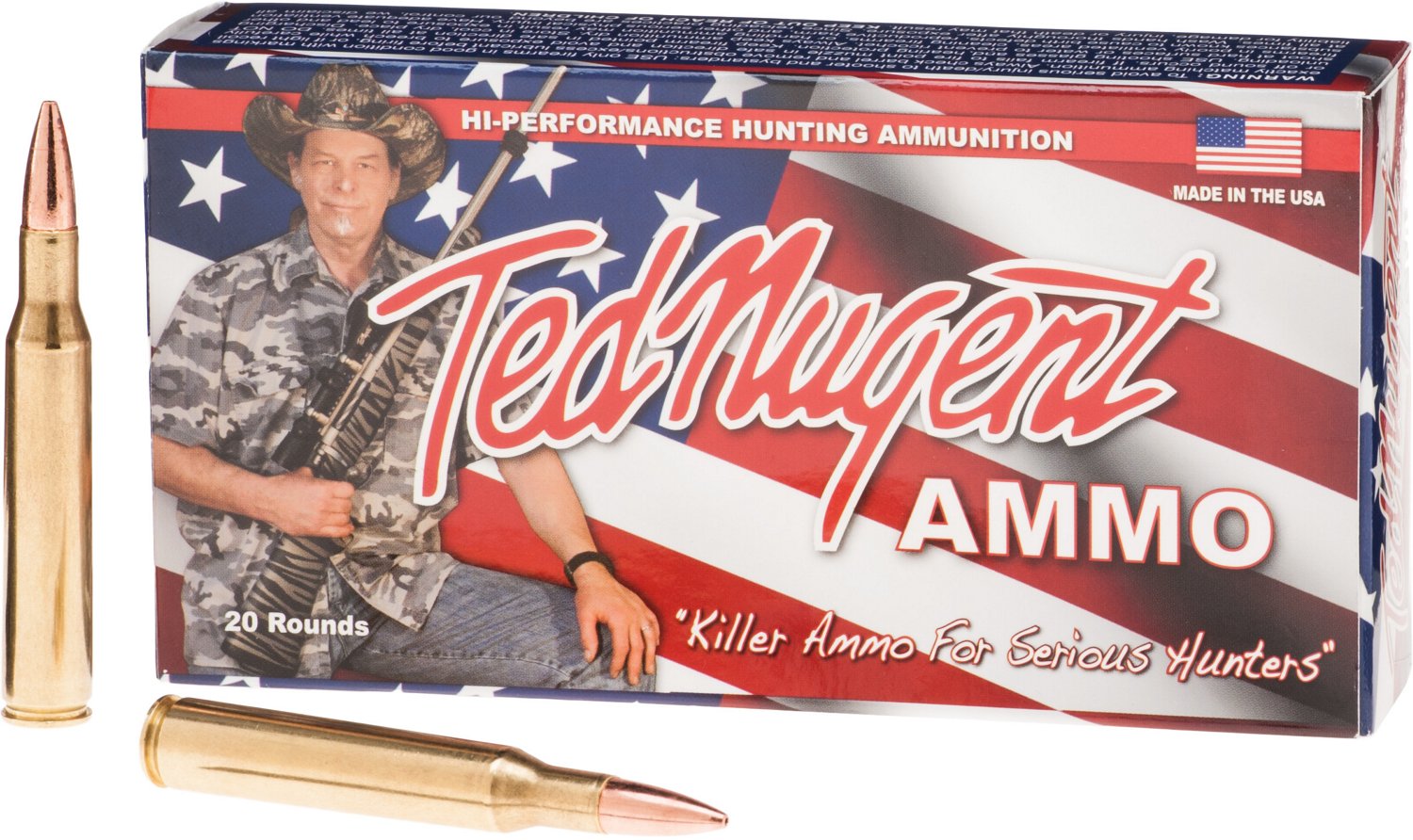 Ted Nugent Barnes Triple Shock HPBT .270 Win 140-Grain Hunting Ammunition