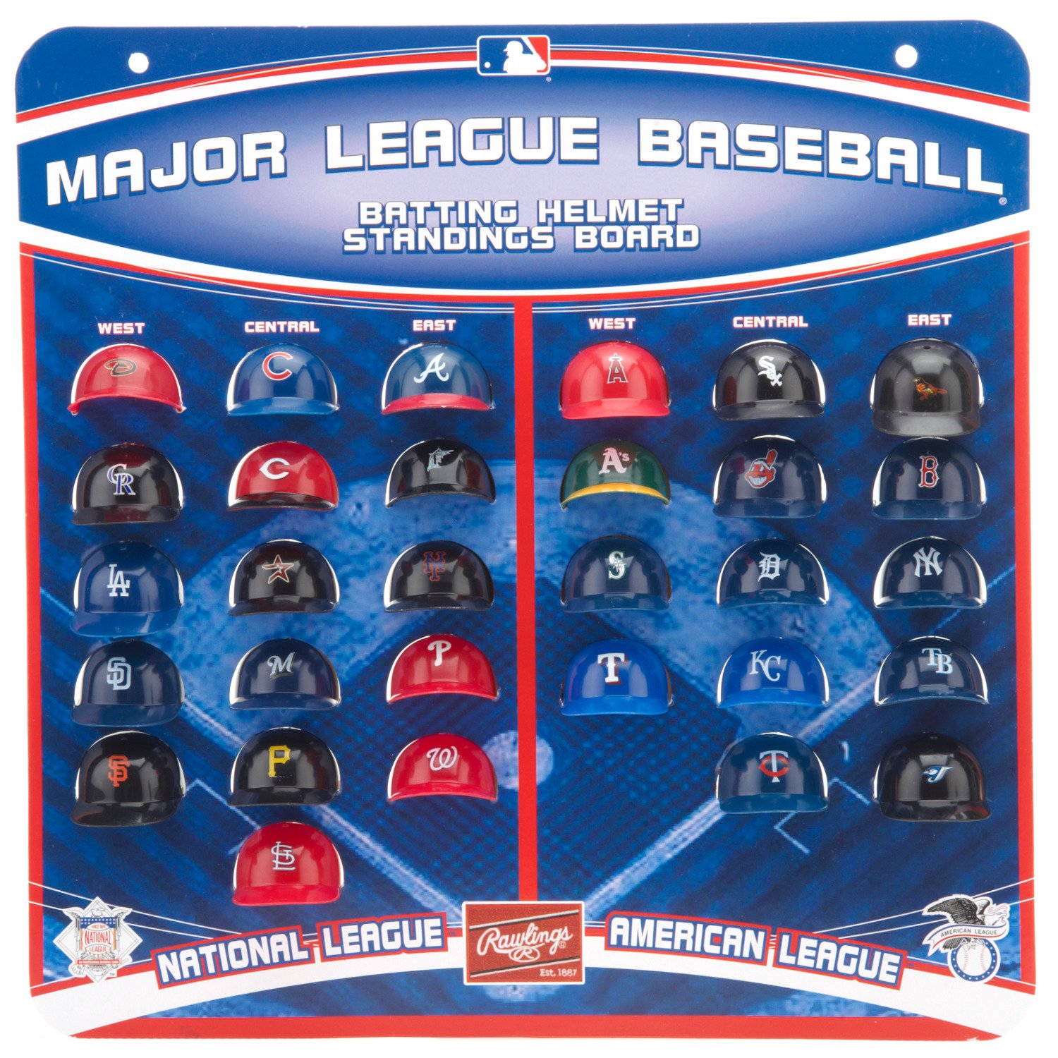 Rawlings® Major League Baseball Batting Helmet Standings Board
