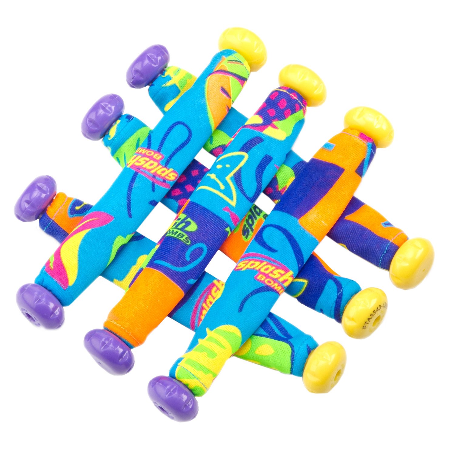 Splash Bombs® Dive N' Grab™ Dizzy Tubes 6-Pack