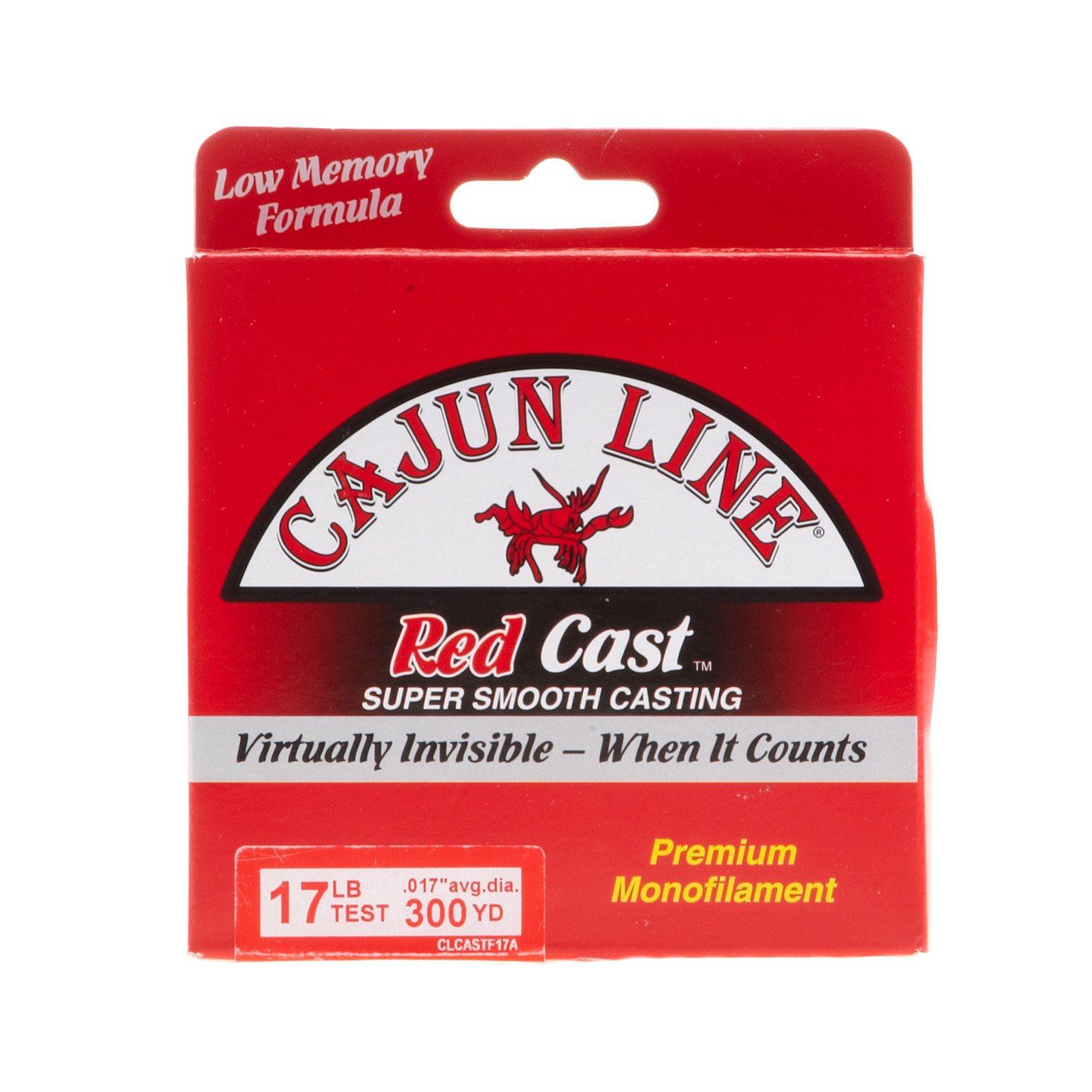 Cajun Line Red Cast 17 lb - 330 yards Monofilament Fishing Line