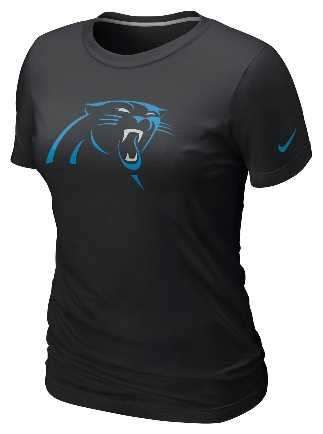 Nike Women's Carolina Panthers Basic Logo T-Shirt