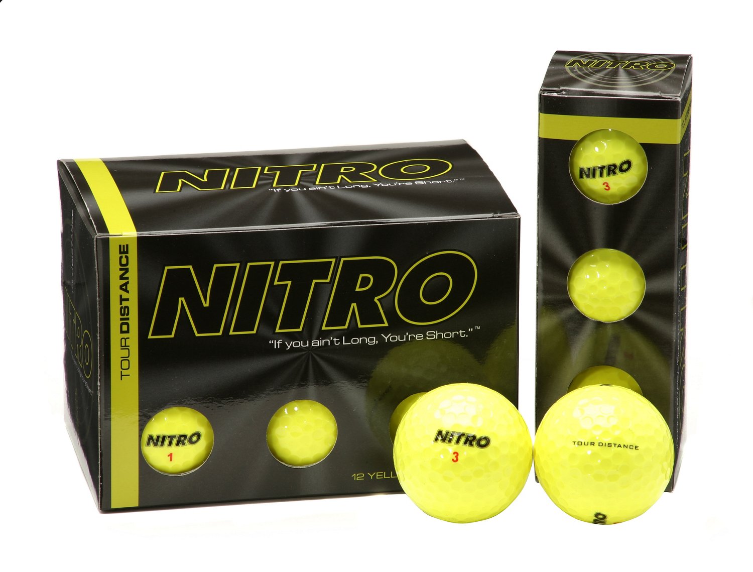 Nitro Golf Tour Distance Golf Balls 12-Pack