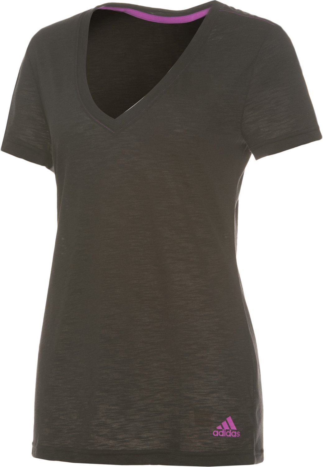 adidas Women's Boyfriend Double V-neck T-shirt