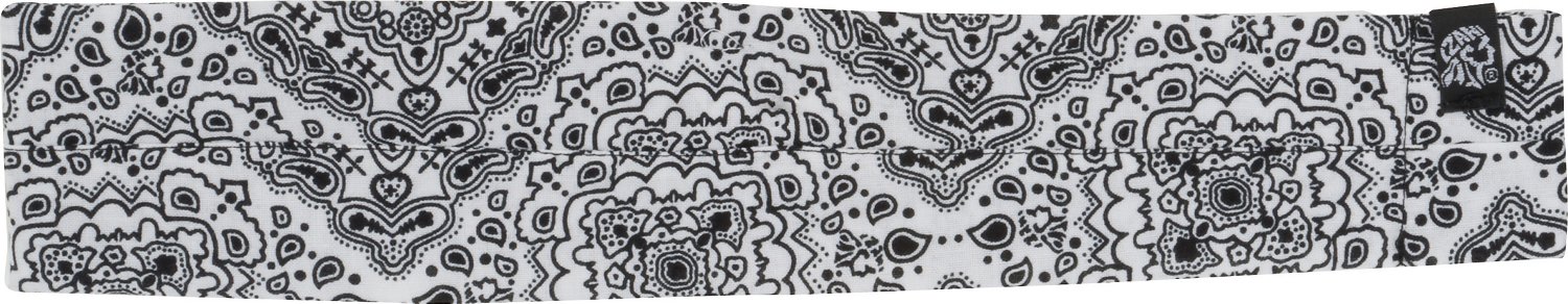 ZANHeadgear® Cooldanna® White Paisley Headband