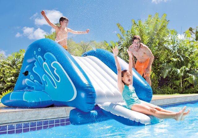 Intex Kool Splash Inflatable Swimming Pool Water Slide Reviews Intex Kool Splash Inflatable Swimming Pool Water Slide Reviews