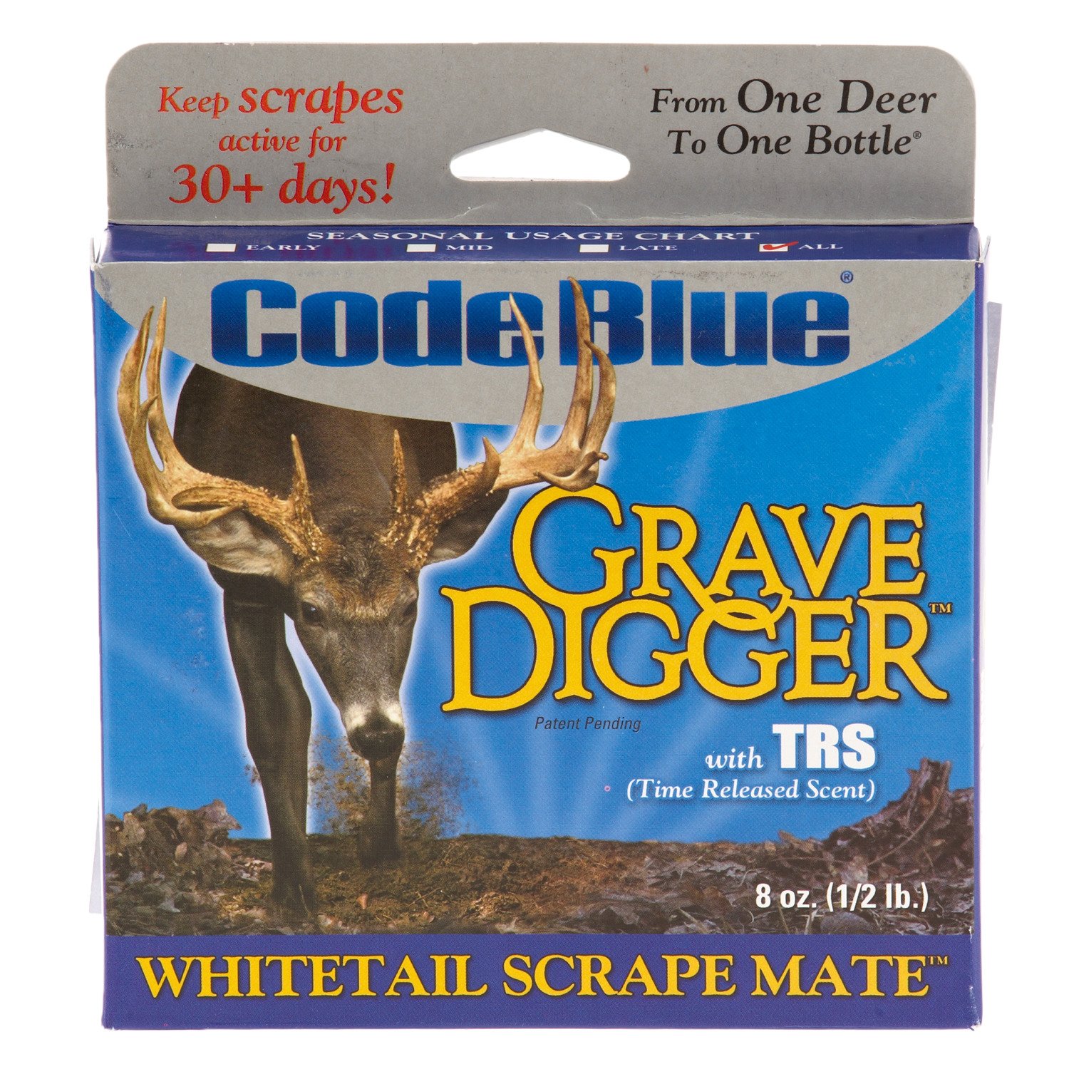 Code Blue Grave Digger 1/2 lb. Scrape Mate Scented Soil
