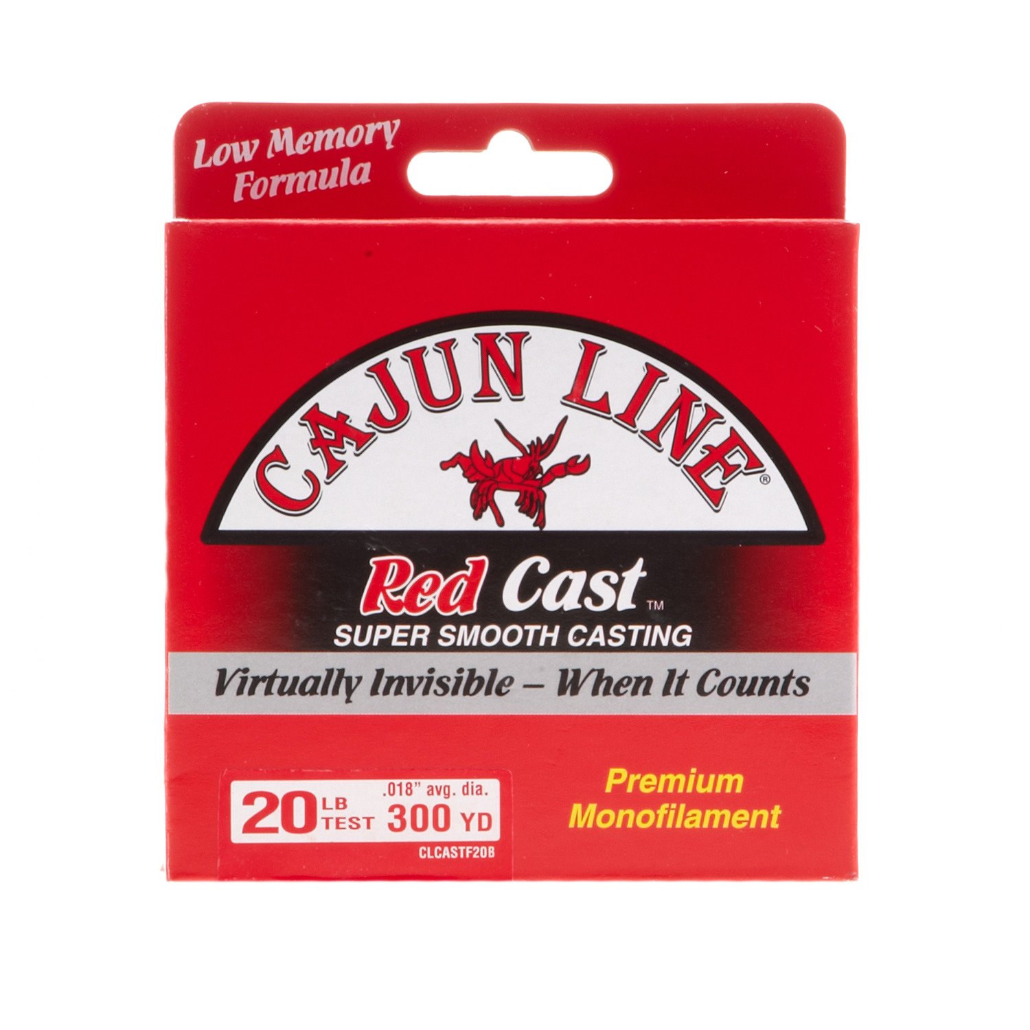 Cajun Line Red Cast 20 lb - 330 yards Monofilament Fishing Line