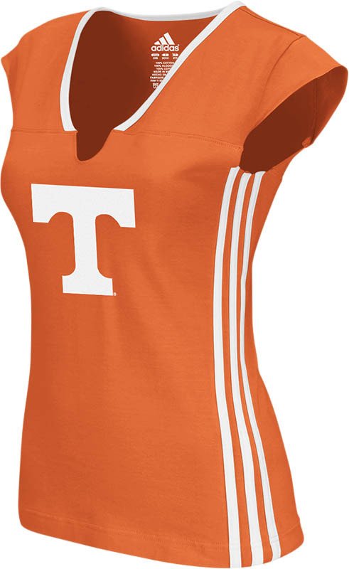 adidas Women's University of Tennessee Loud N Proud Split Neck T-shirt