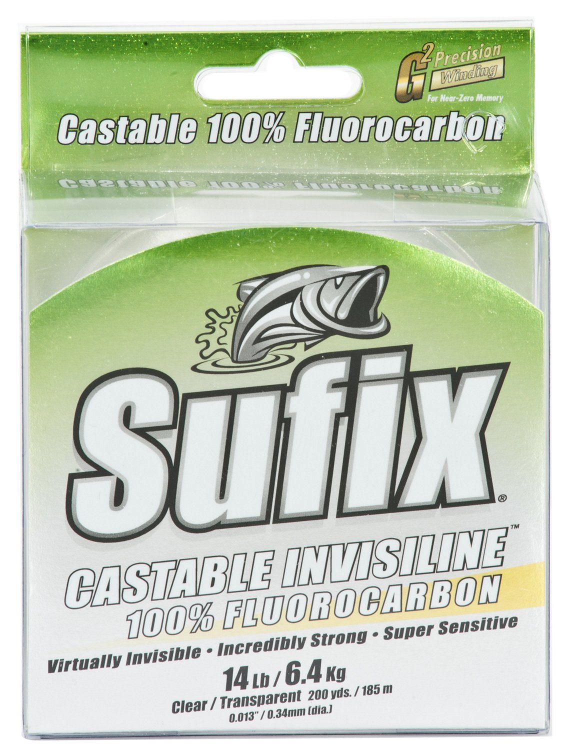 Sufix® Castable Invisiline™ 14 lb. - 200 yards Fluorocarbon Fishing Line