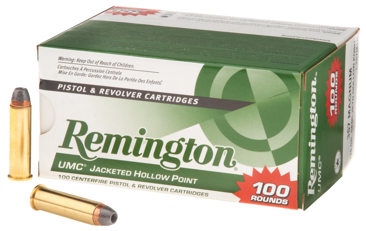 Remington UMC® .357 Magnum 125-Grain Centerfire Handgun Ammunition