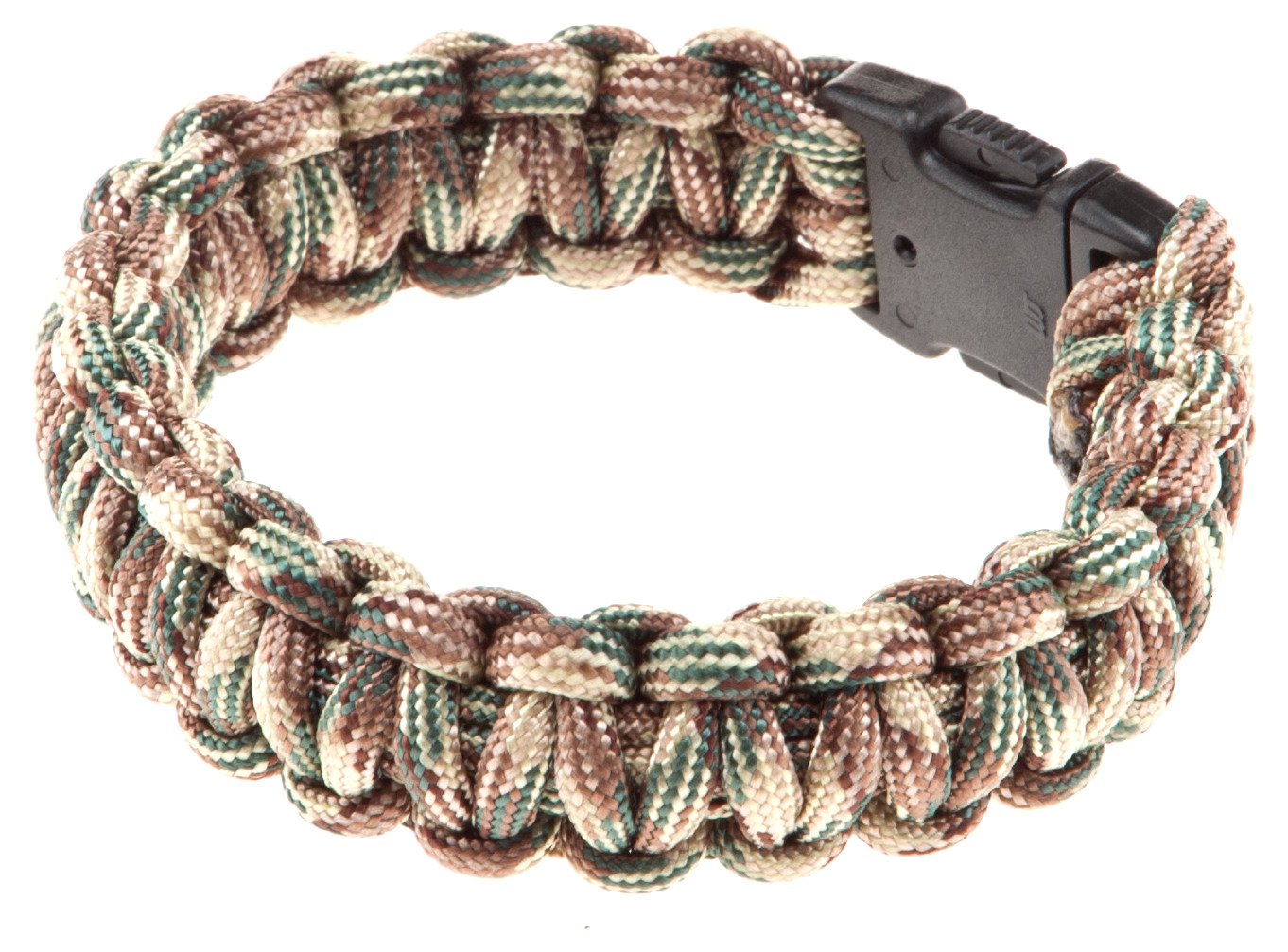 Bison Designs Paracord Side-Release Cobra Medium Survival Bracelet