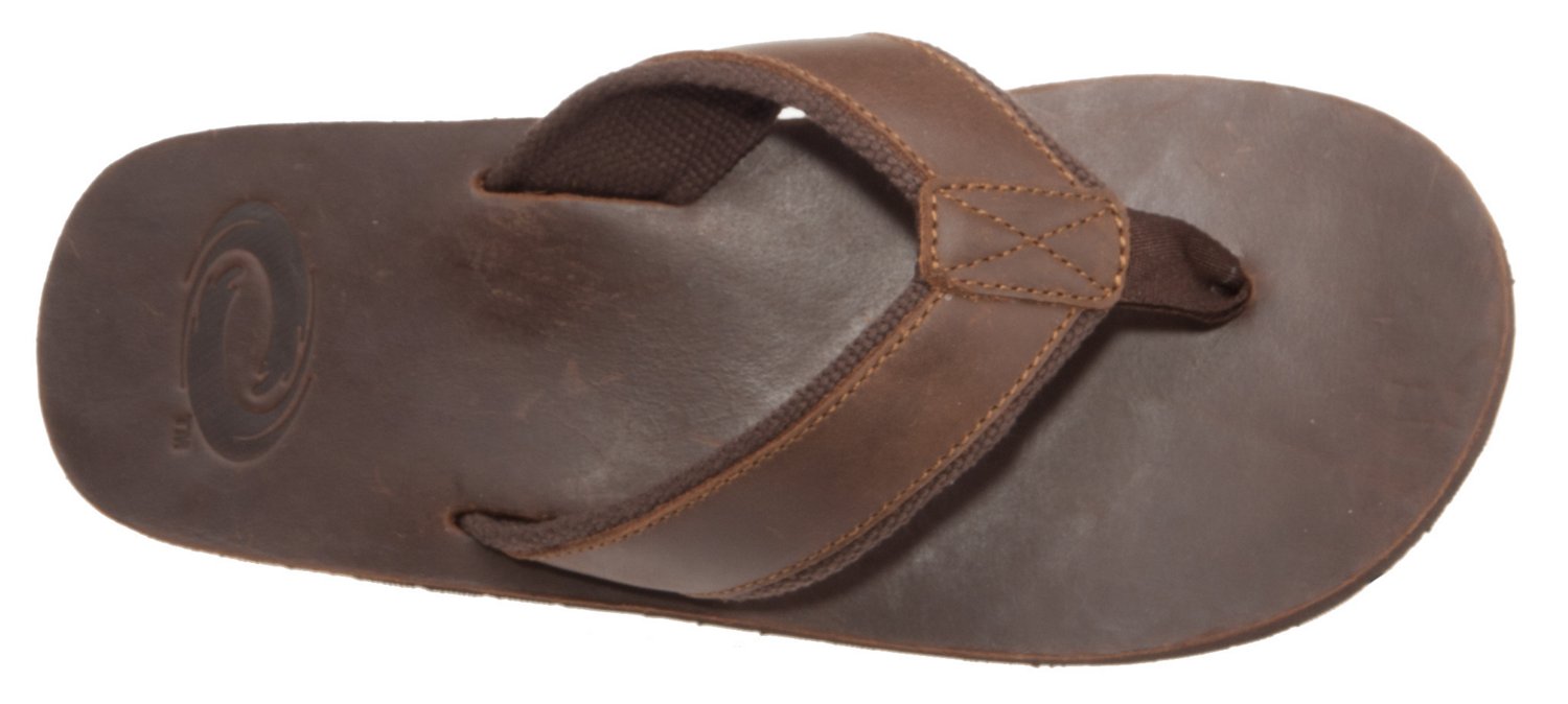 O'rageous® Men's Leather Bottle Opener Flip-Flops thumbnail