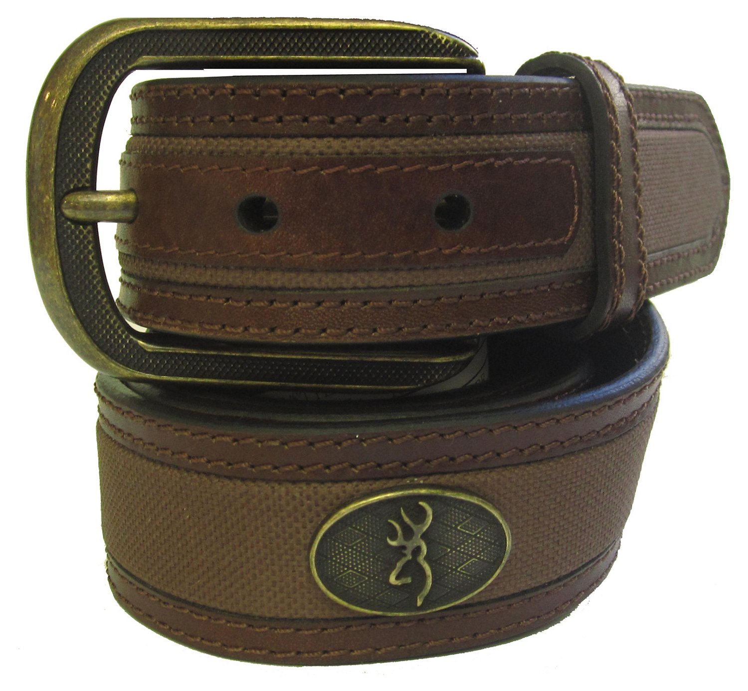 Browning Men's Buckmark Ornament Belt