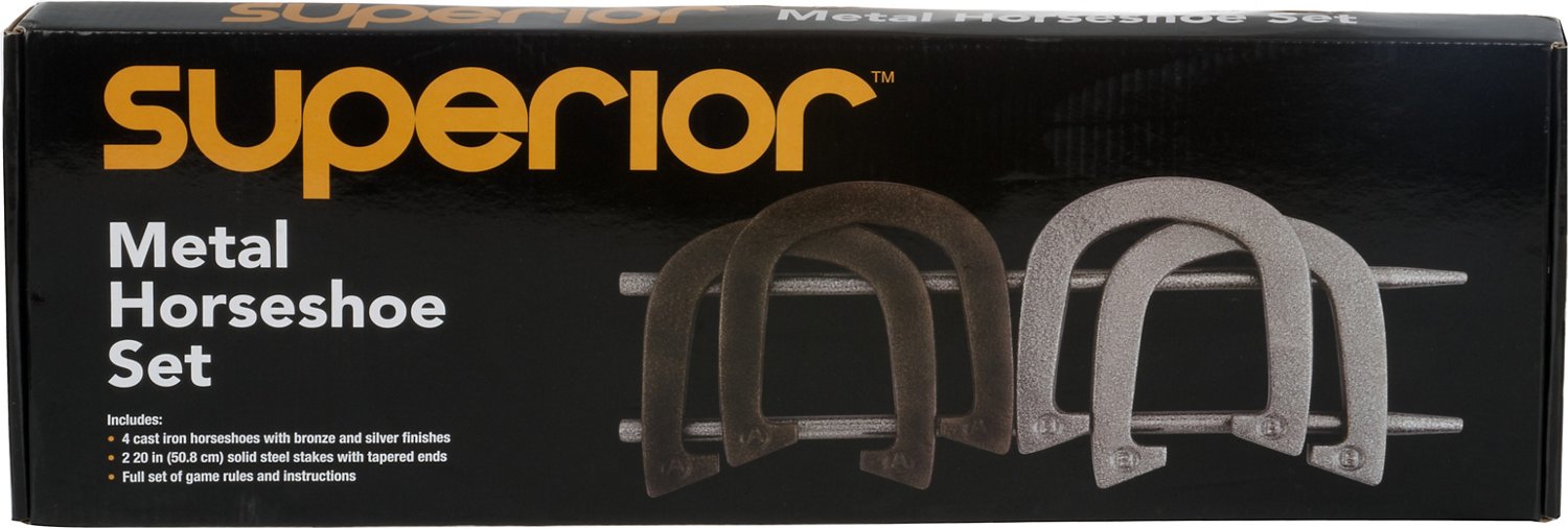 Superior Adults' Metal Horseshoes Set