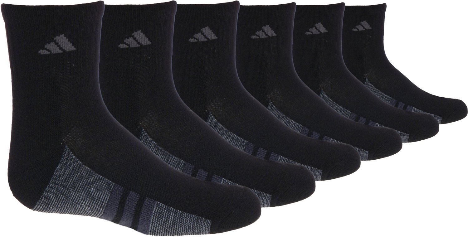 adidas Youth CLIMALITE® Quarter Socks 6-Pack