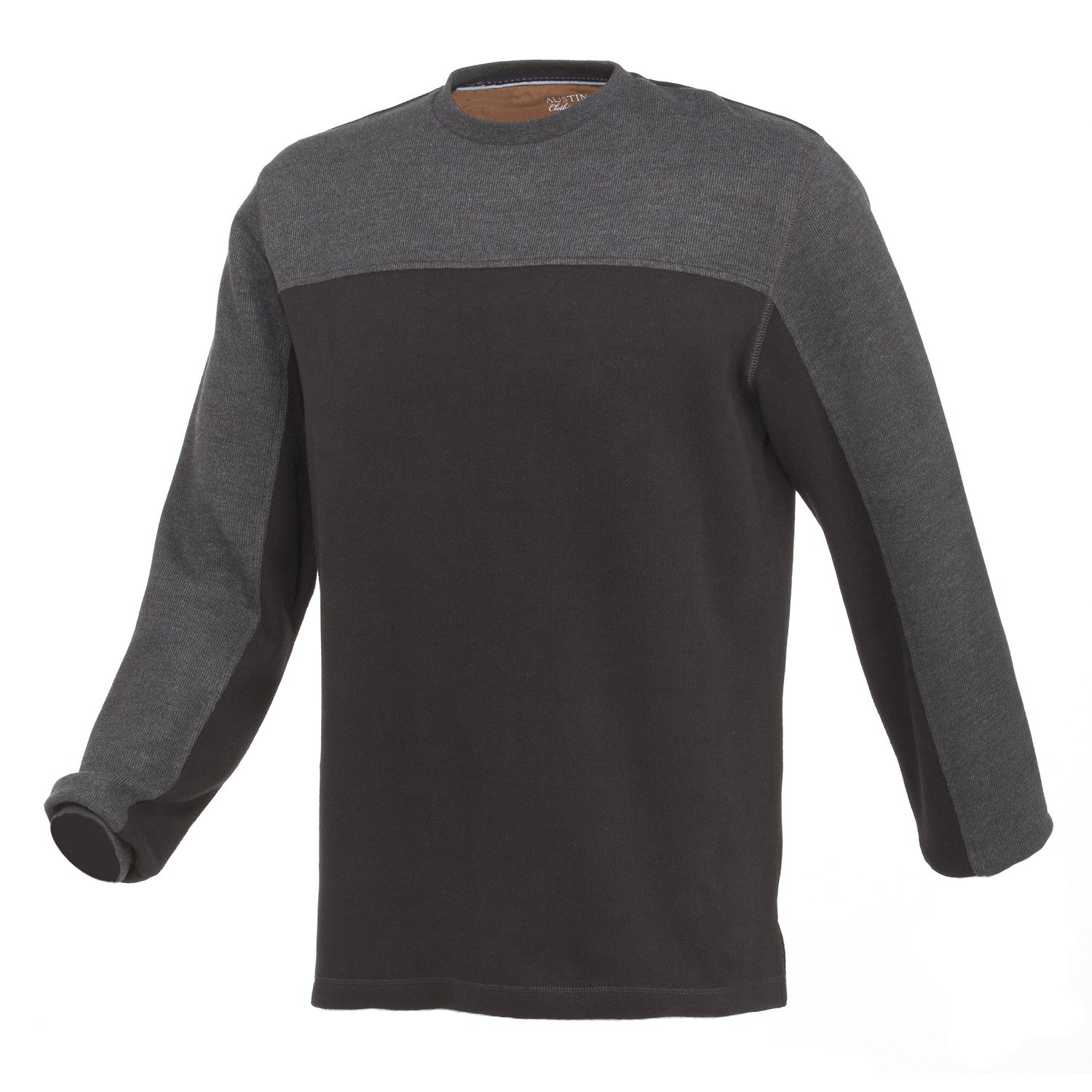 Austin Clothing Co.® Men's Flatback Color Blocked Crew Pullover Shirt