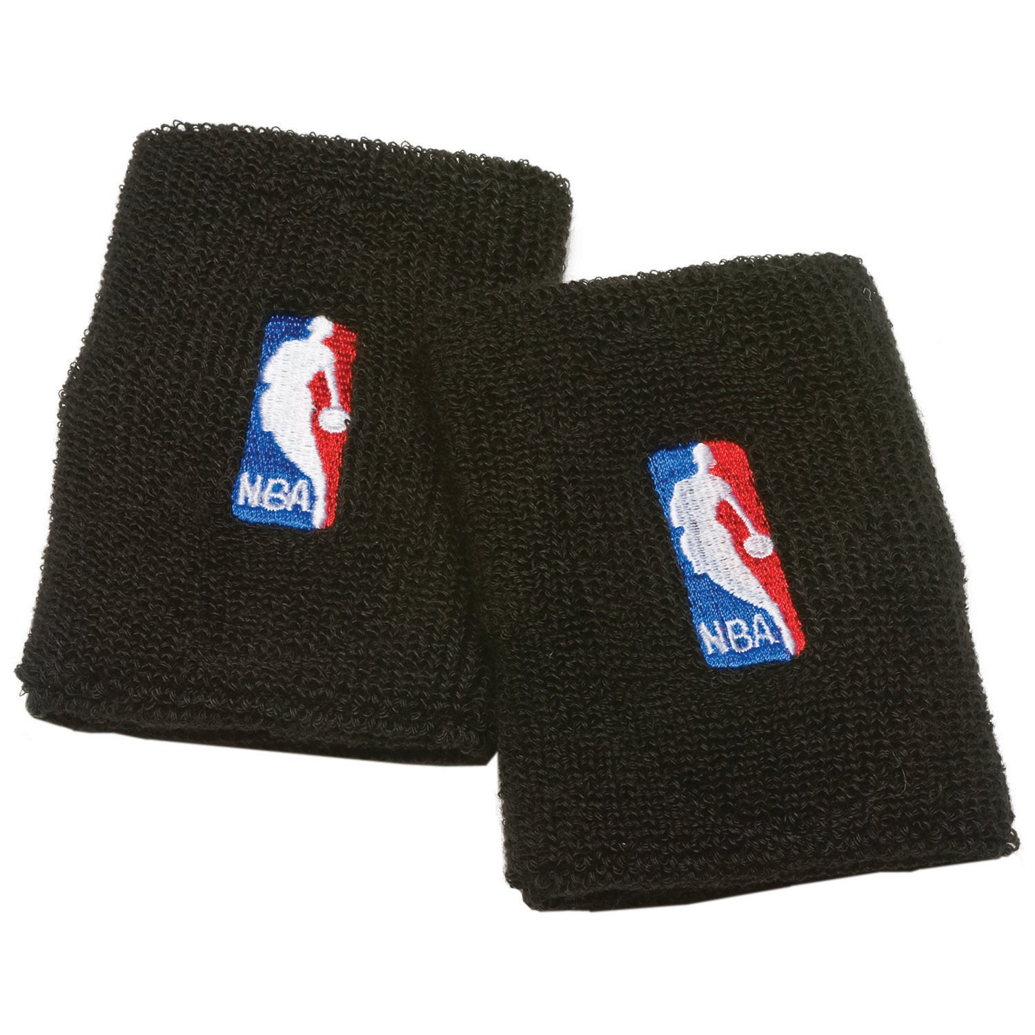 For Bare Feet Men's NBA Logoman Wristbands 2-Pack