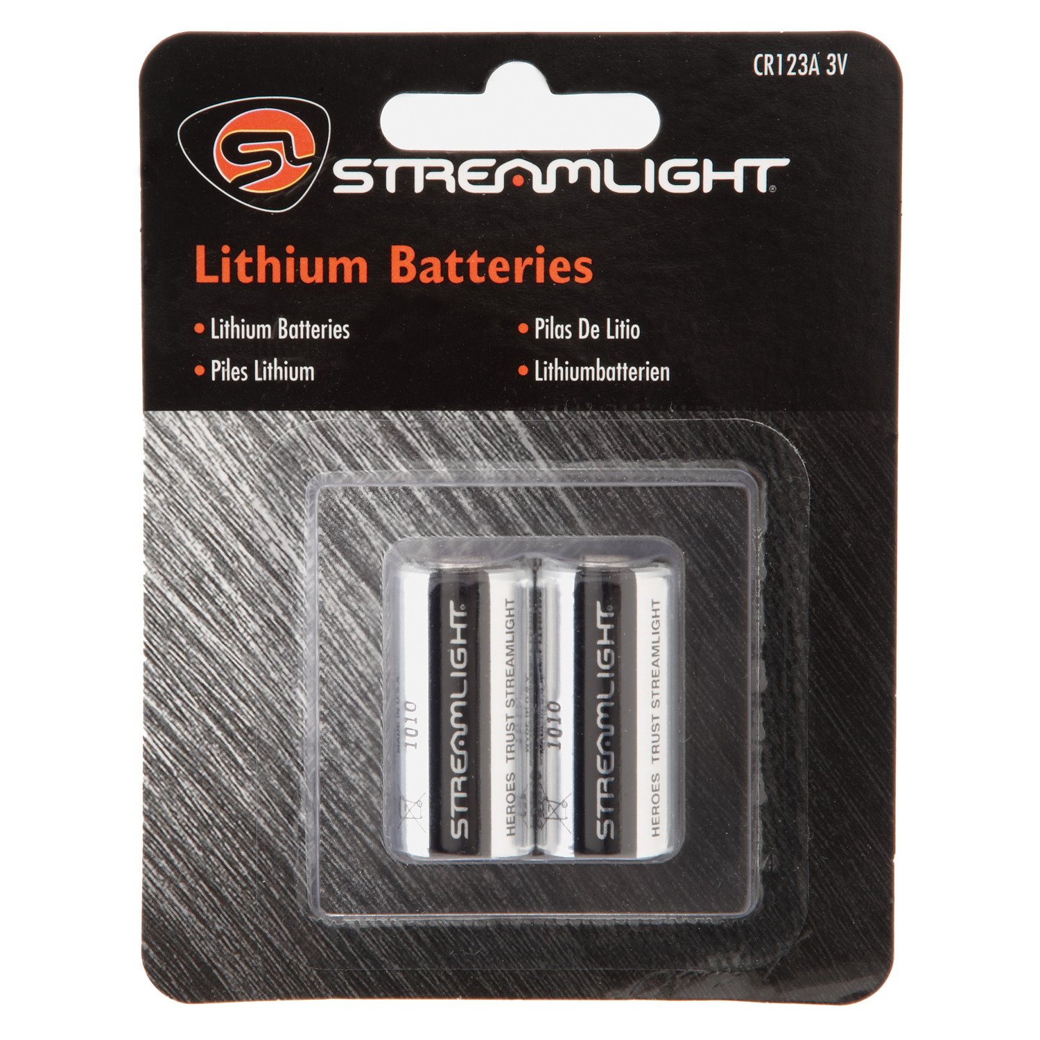 Streamlight CR123A Lithium Batteries 2-Pack