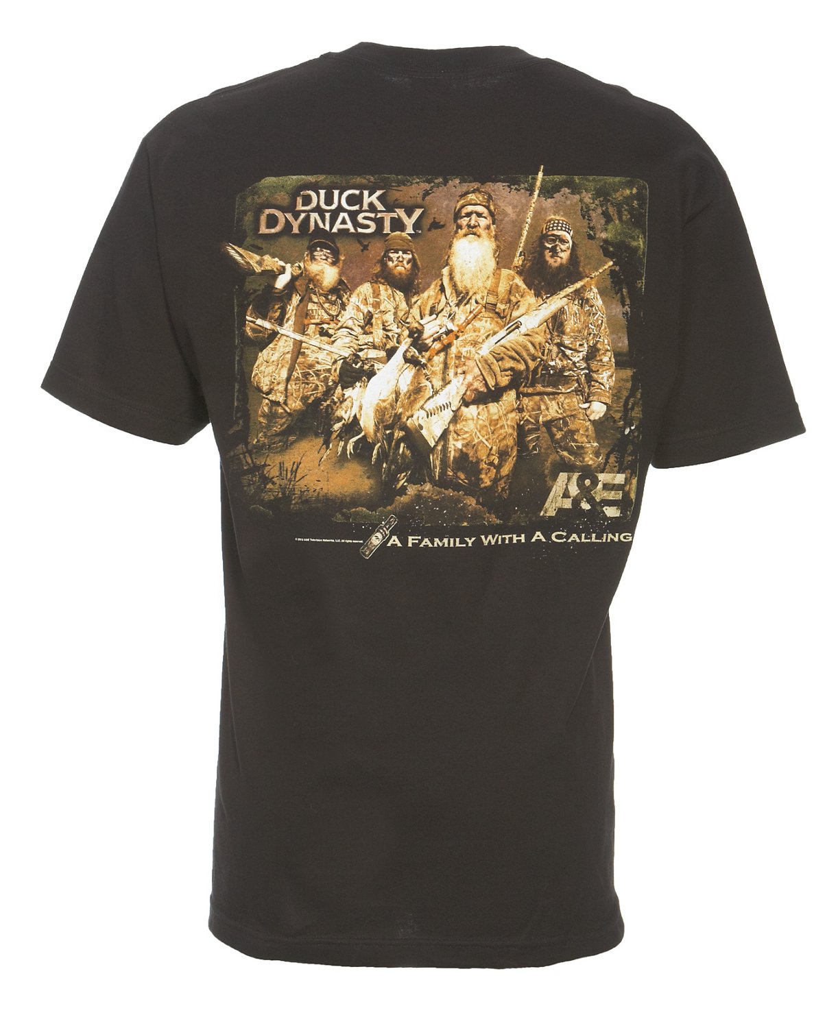 Club Red Men's Duck Dynasty Family Calling Short Sleeve T-shirt