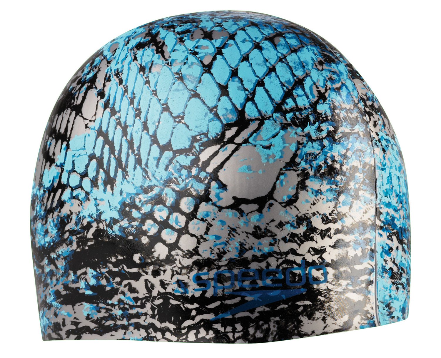 Speedo Butterfly Ink Net Effects Silicone Swim Cap