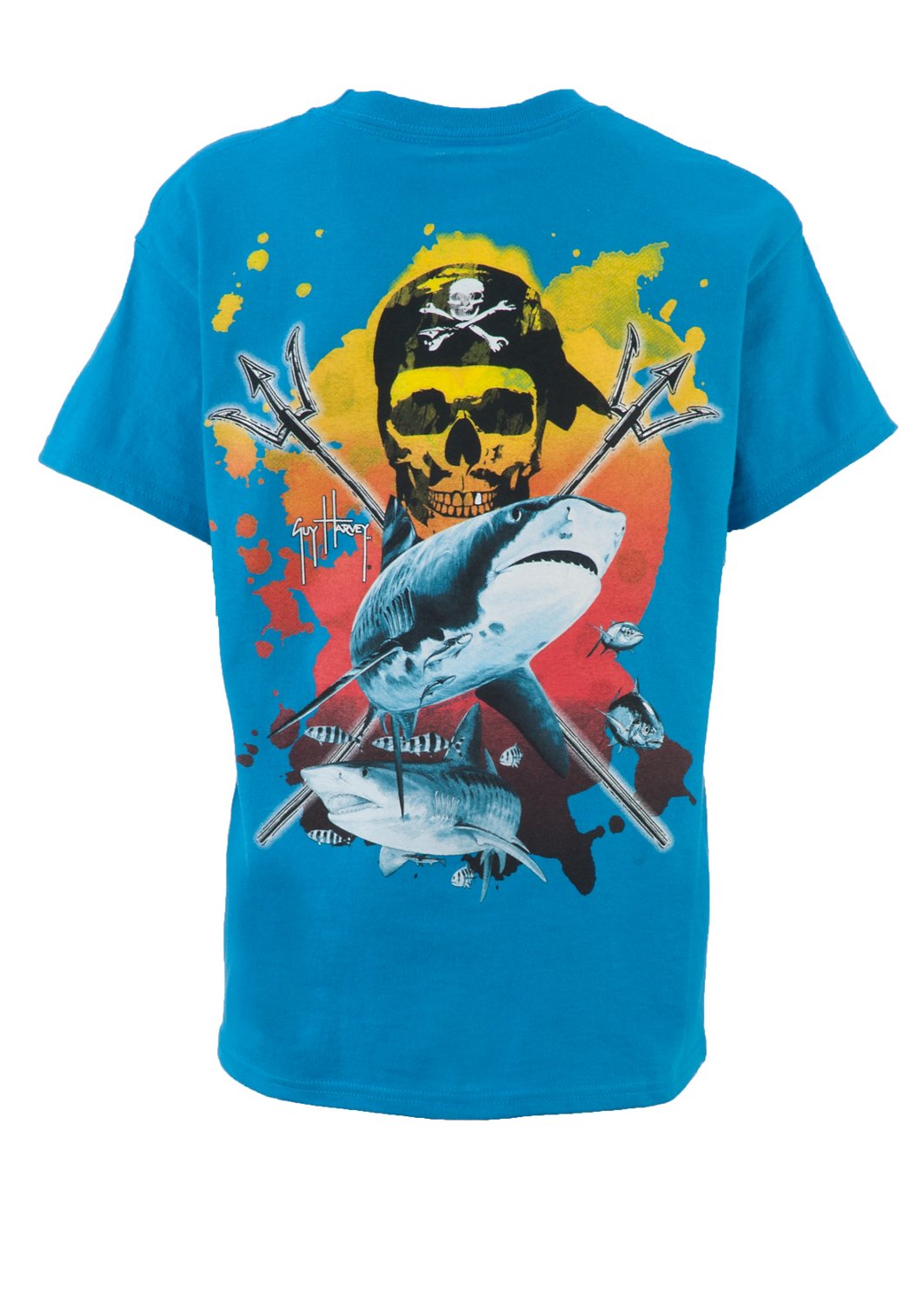 Guy Harvey Boys' Neptune Graphic T-shirt