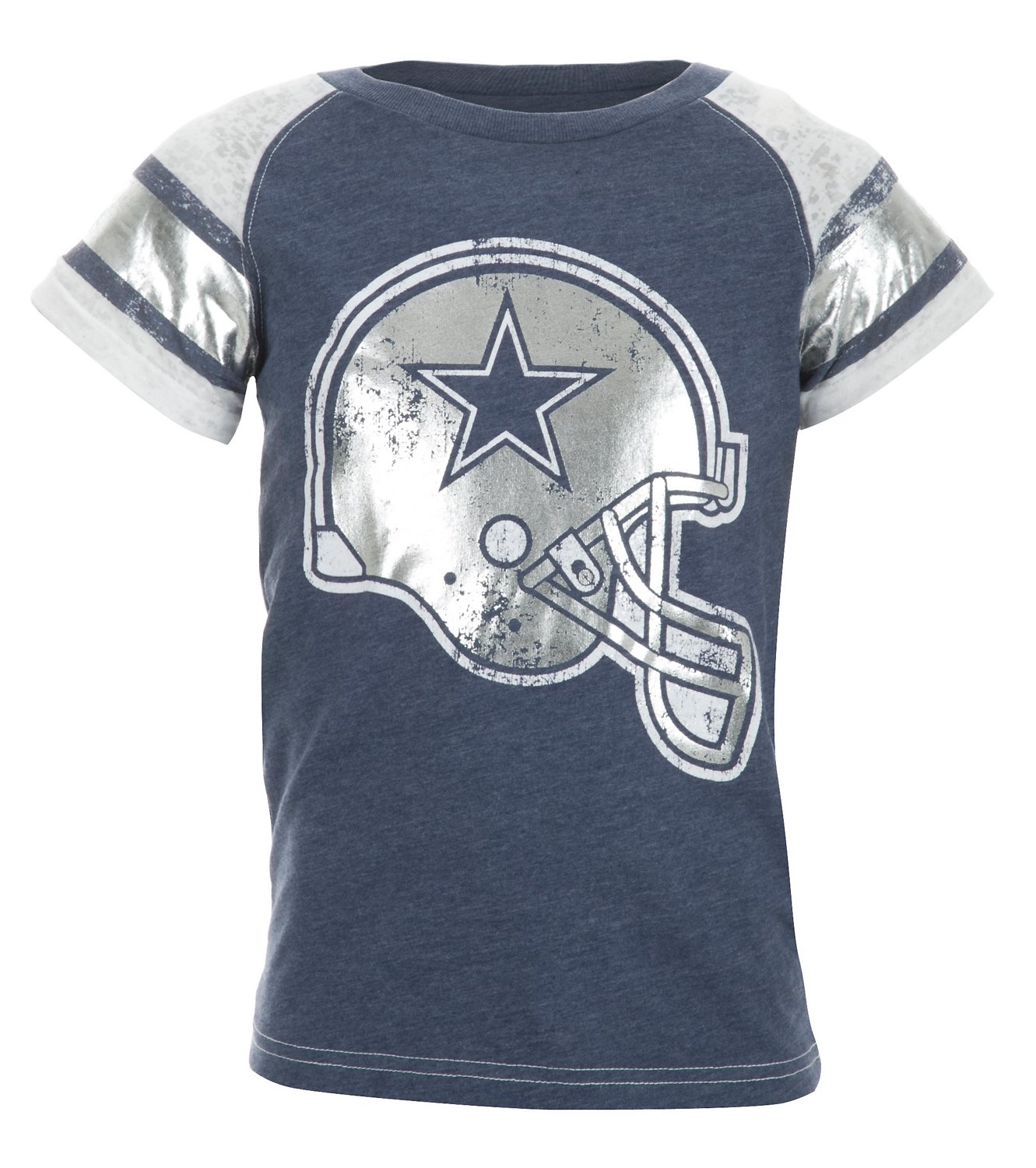 Dallas Cowboys Girls' Big D Jersey T-shirt