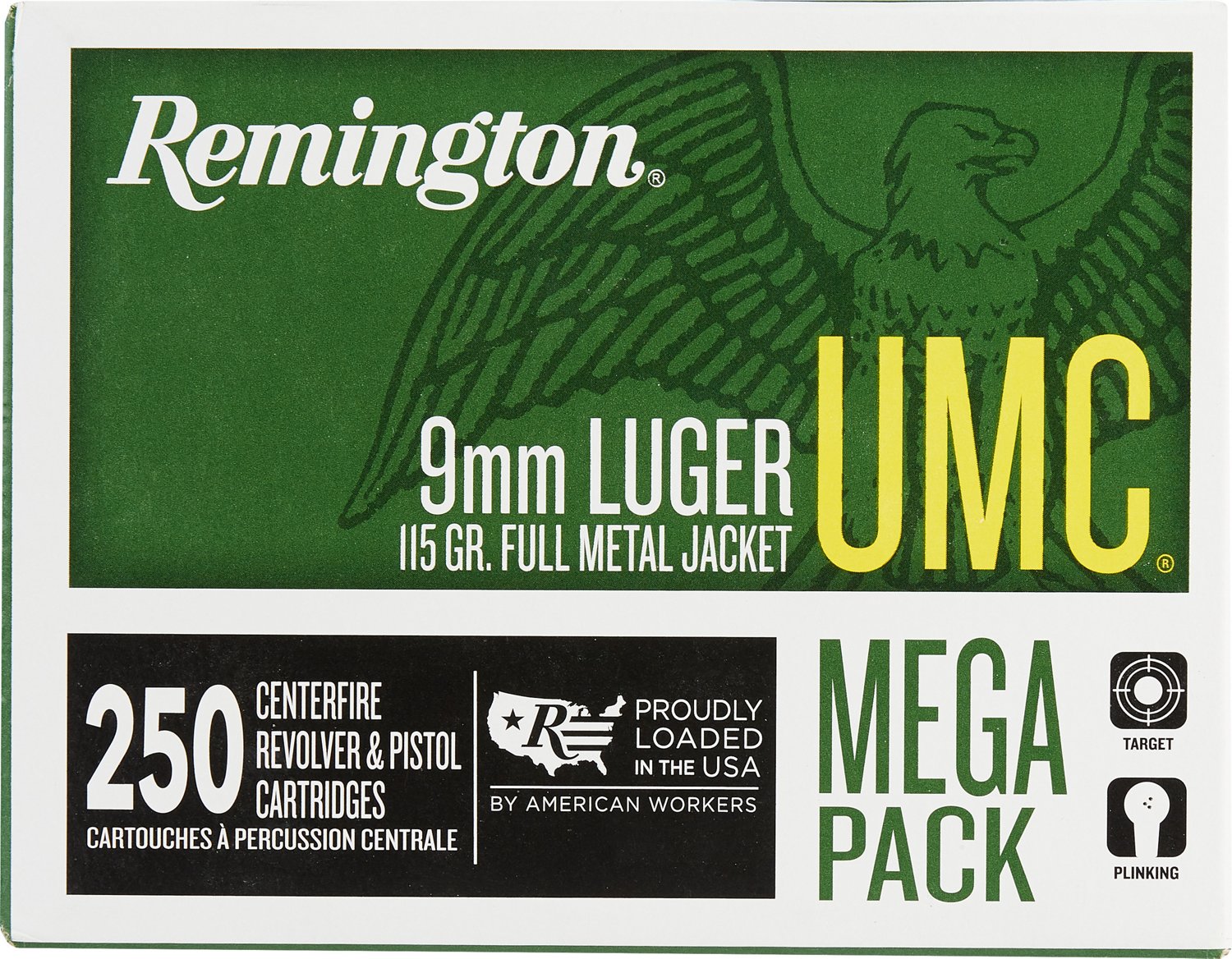 Remington UMC® 9mm Luger 115-Grain Centerfire Handgun Ammunition