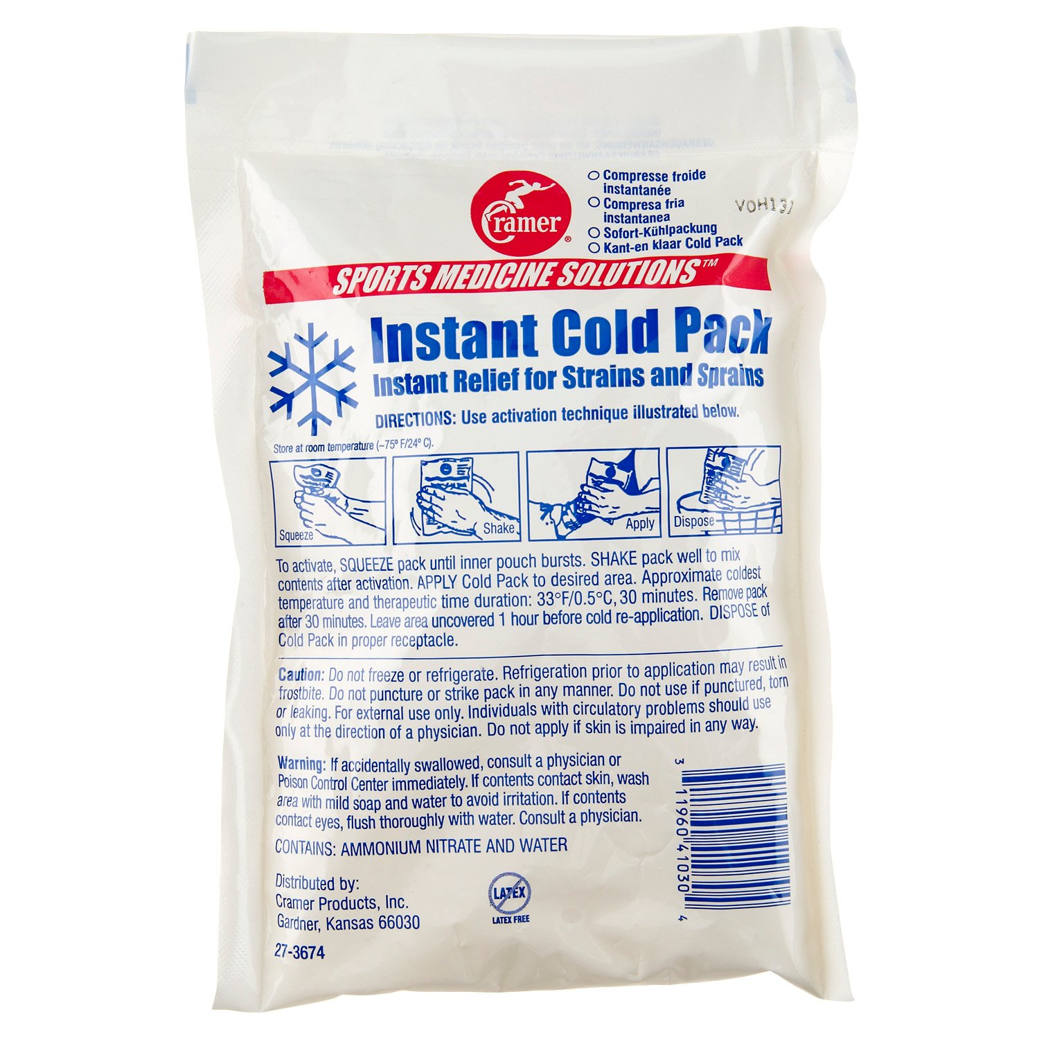 Cramer Instant Cold Pack