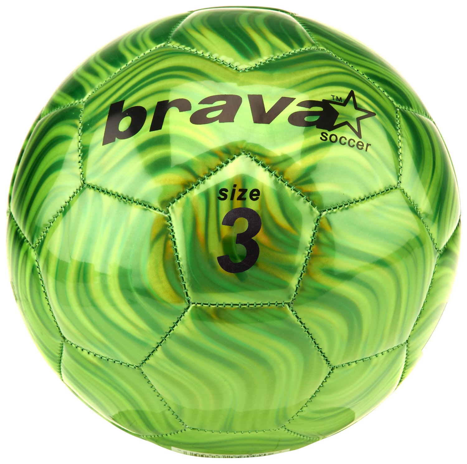 Brava® Soccer Green Foil Size 3 Soccer Ball