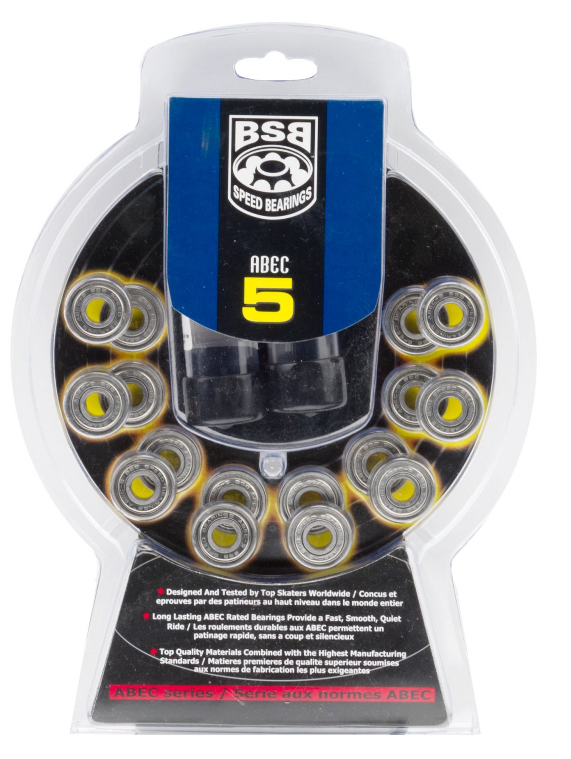 BSB ABEC 5 Skate Bearings 16-Pack