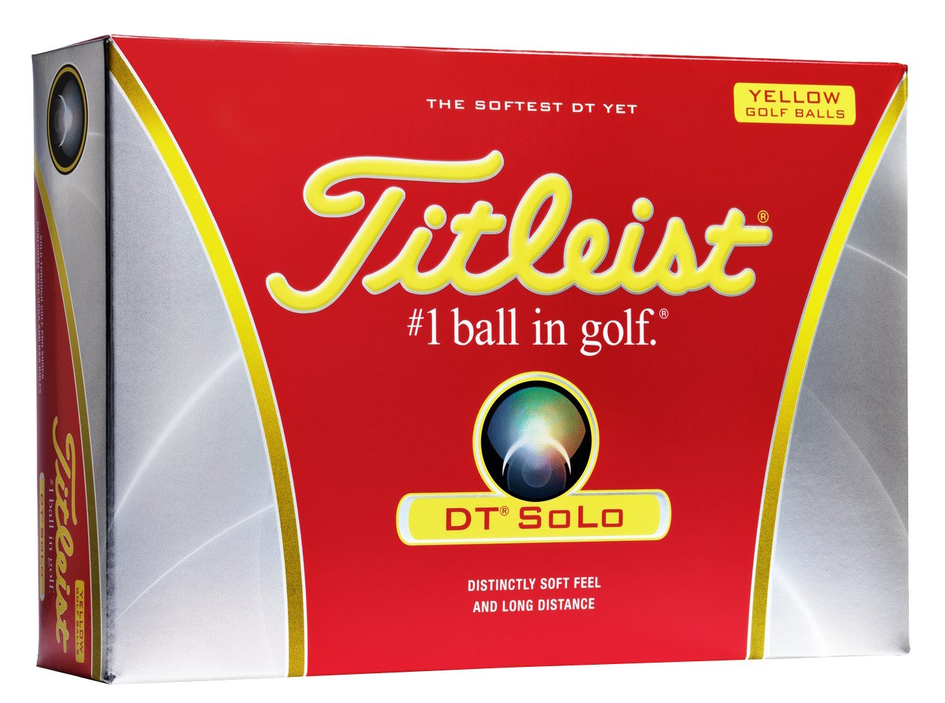 Titleist DT Solo Yellow Golf Balls 12-Pack