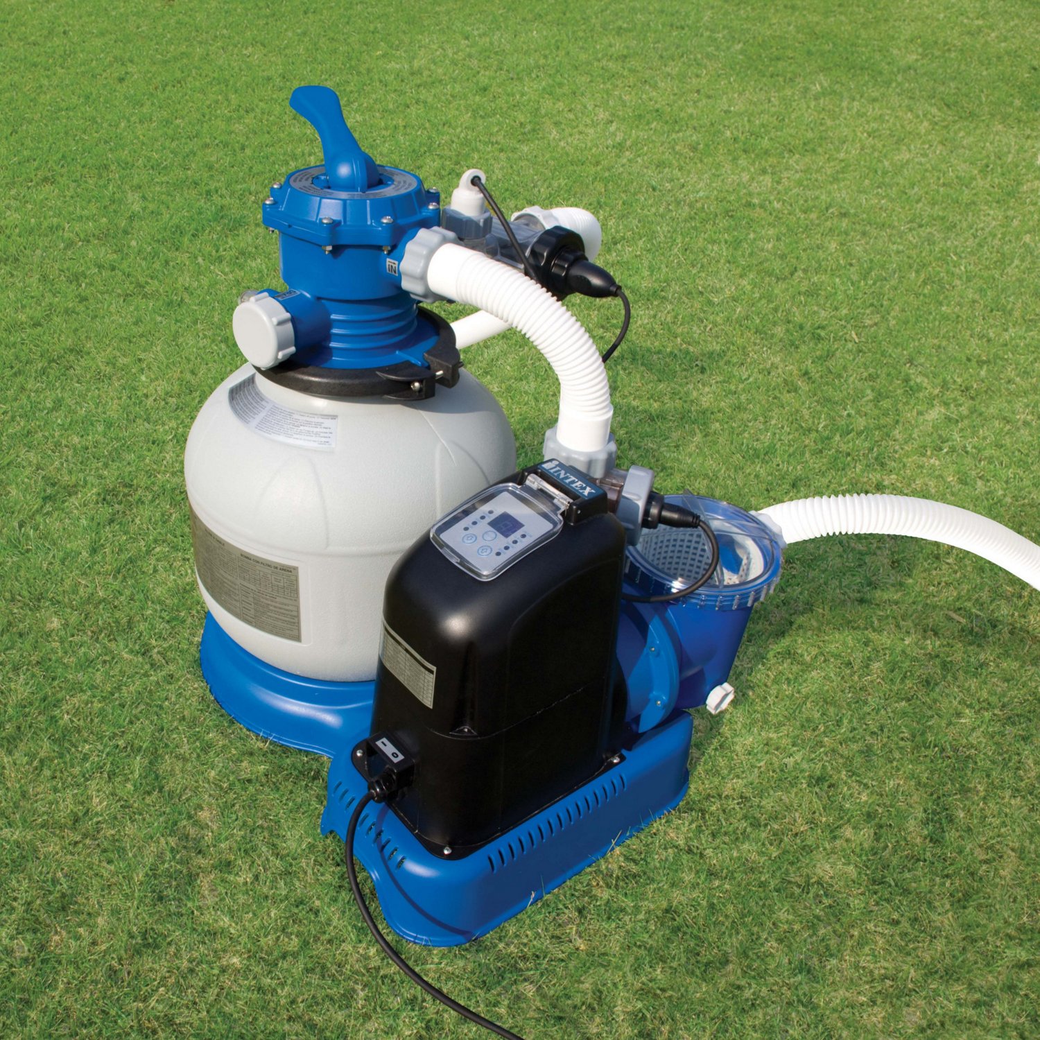 INTEX® Krystal Clear Sand Filter Pump and Saltwater System