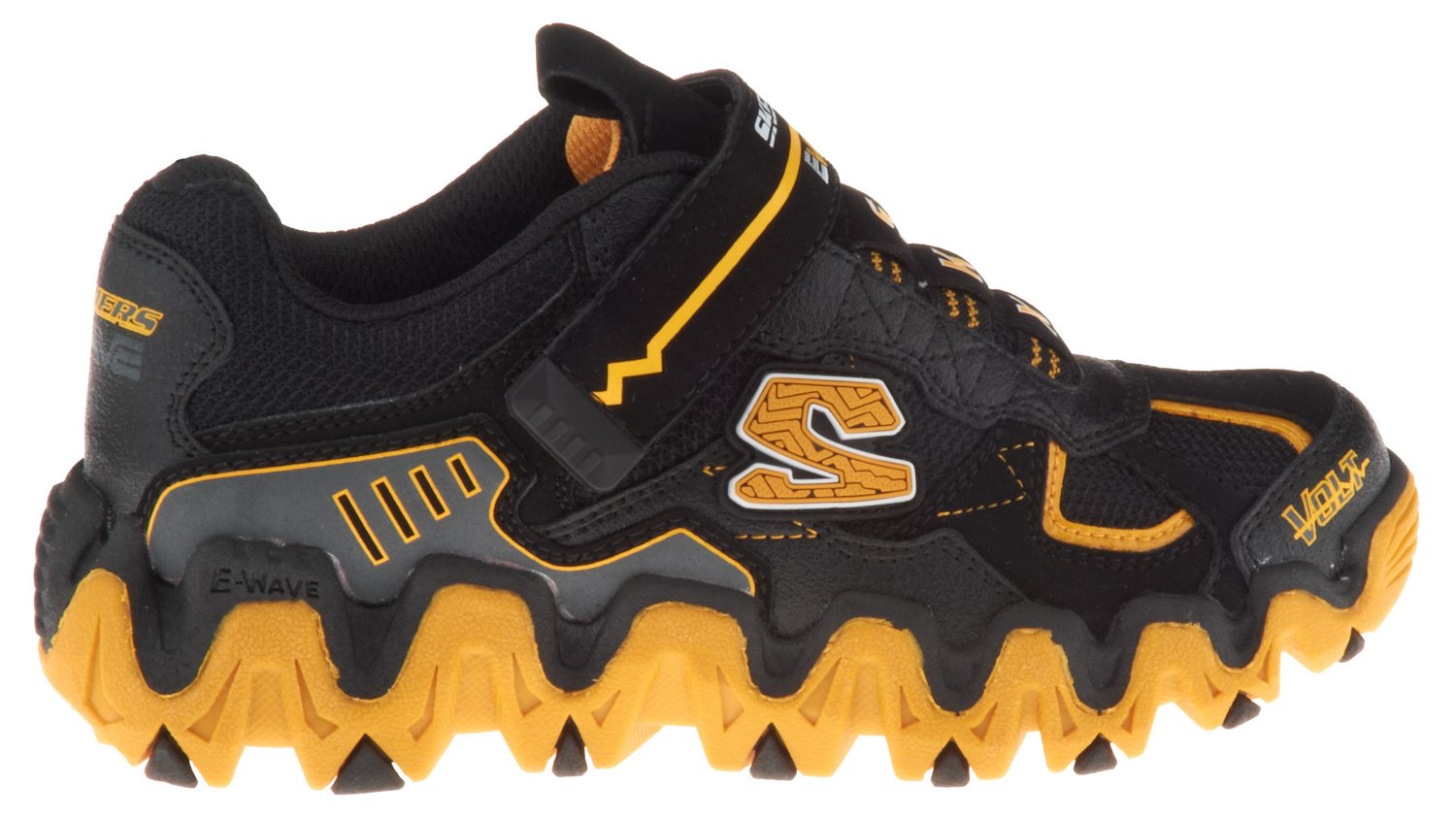 SKECHERS Boys' Wavy Bottom Athletic Lifestyle Shoes