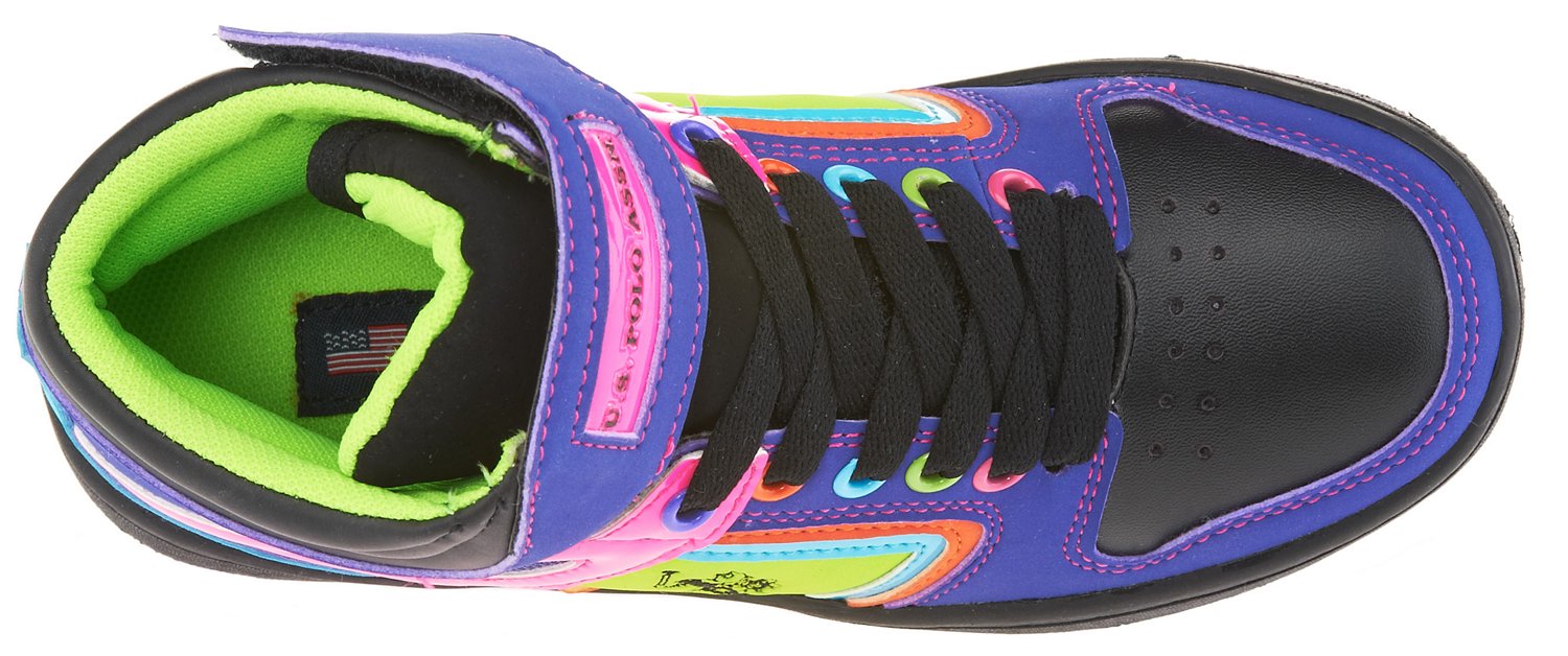 U.S. Polo Girls' Tamikah High-Top Athletic Lifestyle Shoes thumbnail