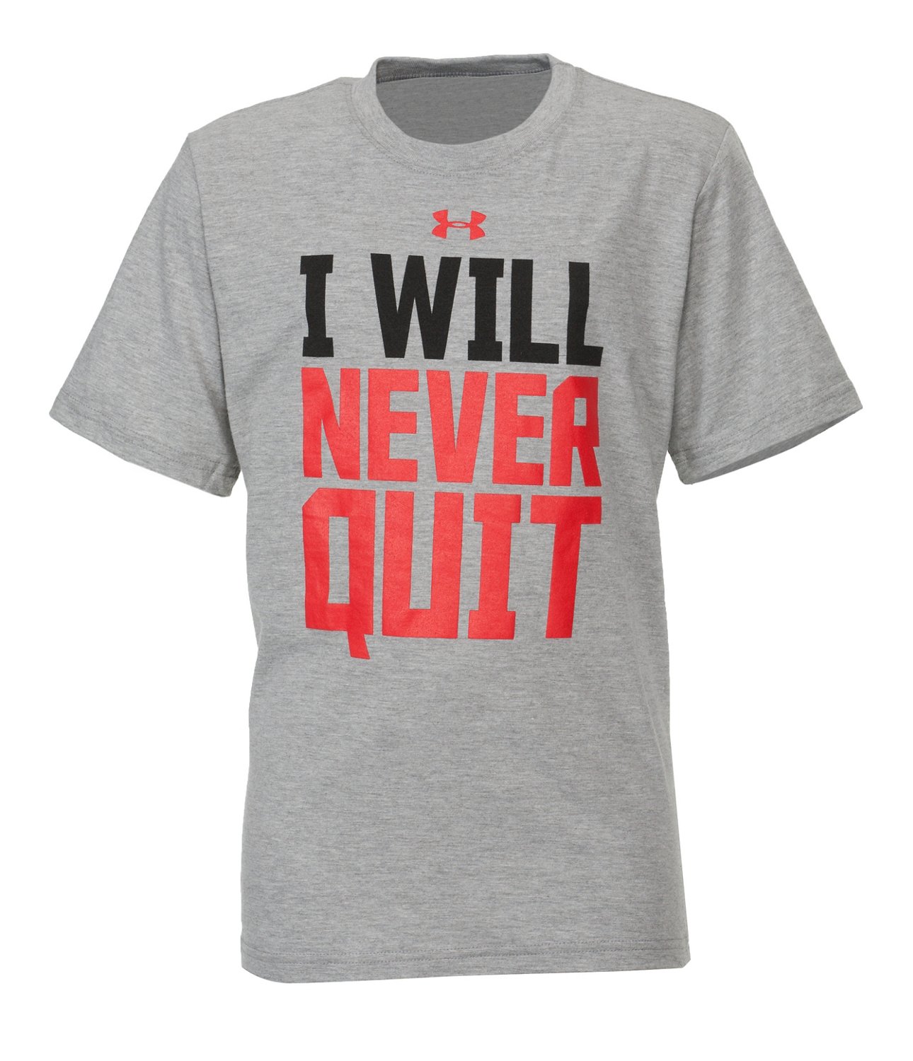 Under Armour® Boys' Quick Turn I Will Never Quit T-shirt