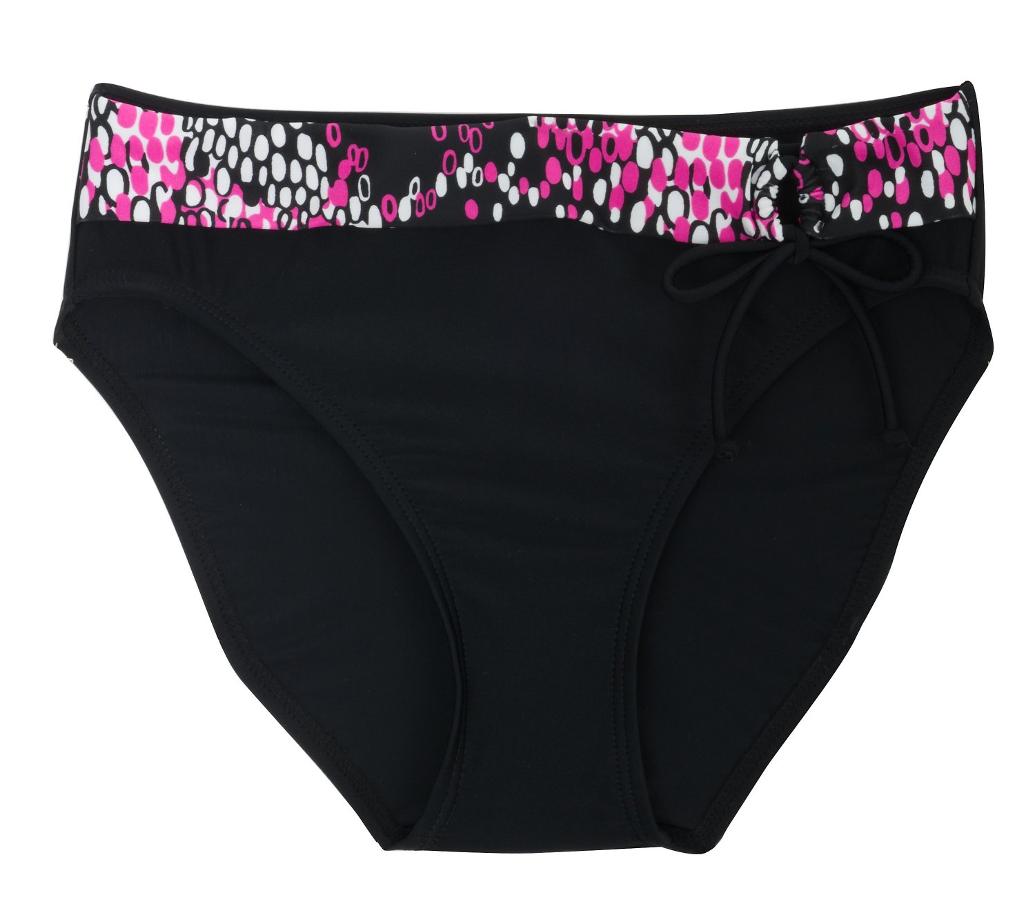 Sweet Escape Women's Moon Shadow Banded Keyhole High Waist Swim Bottom